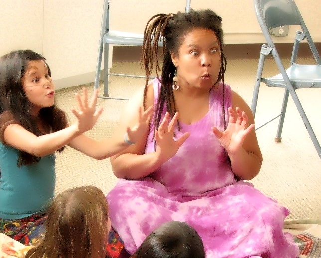 OLLI instructor teaching children